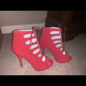 Brand new high heels .... Red